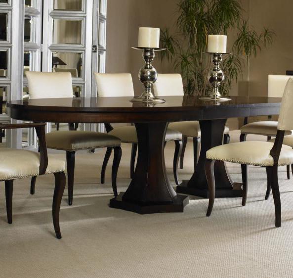 Century Tribeca 339303 Double Pedestal Dining Table Bowen Town